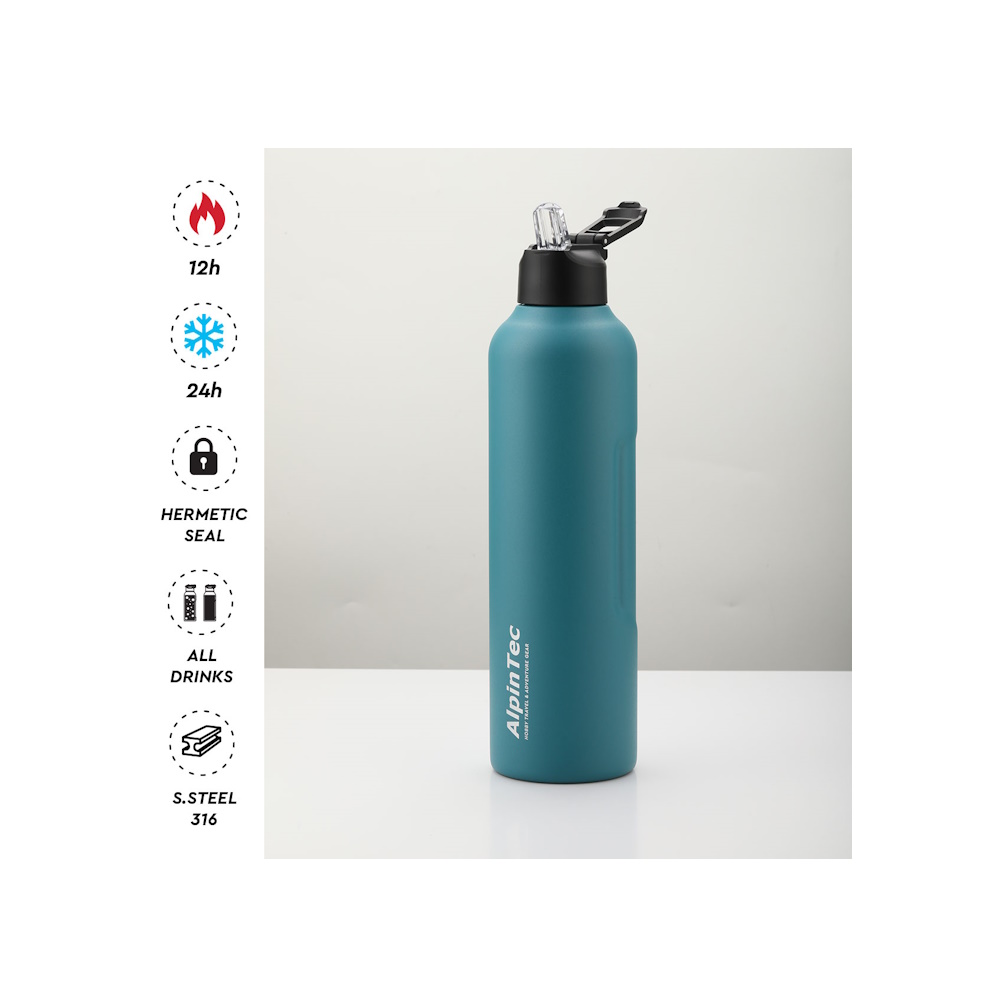 AlpinPro Tour Θερμός Ανοξείδωτος με Καλαμάκι 950ml