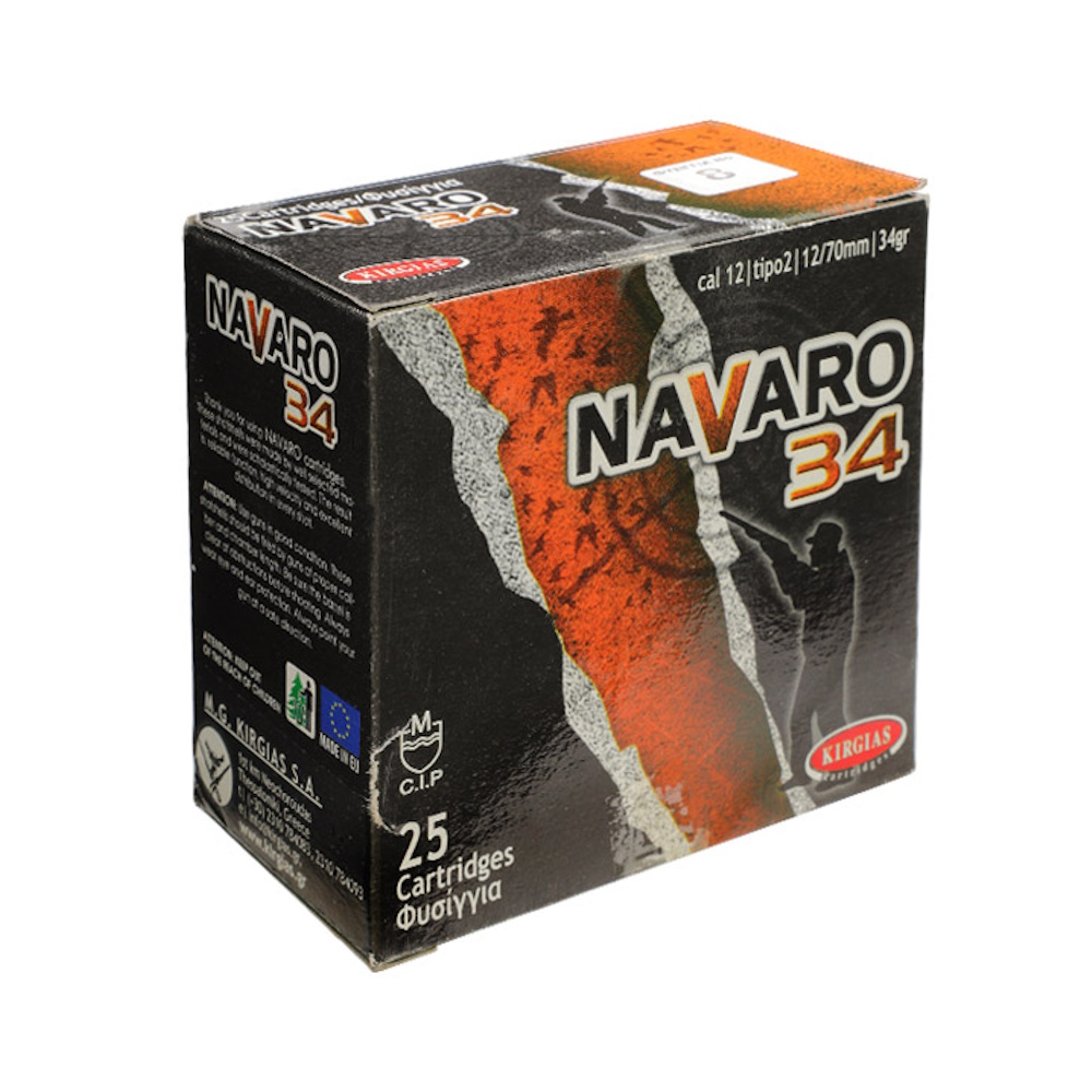 Navaro 34 Φυσίγγια Kirgias 34gr