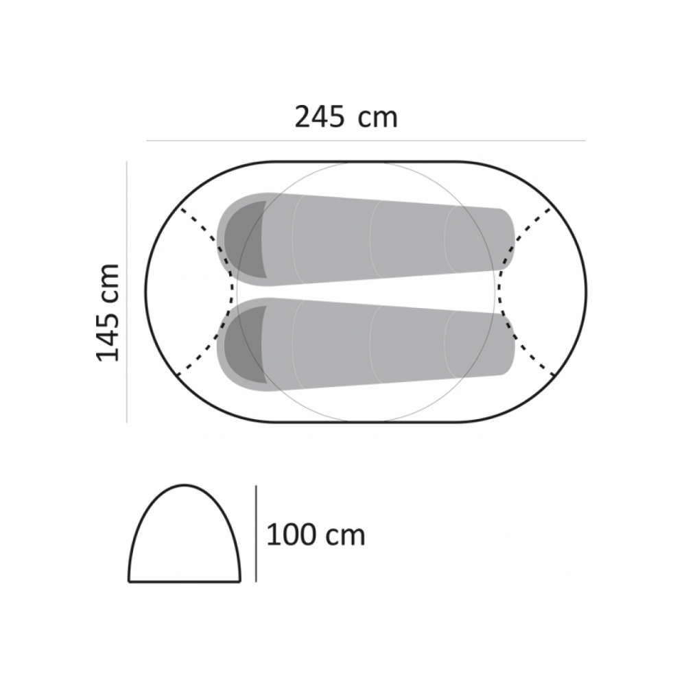 Grasshoppers Flash 2 Αυτόματη Σκηνή Pop-Up, 2 Ατόμων