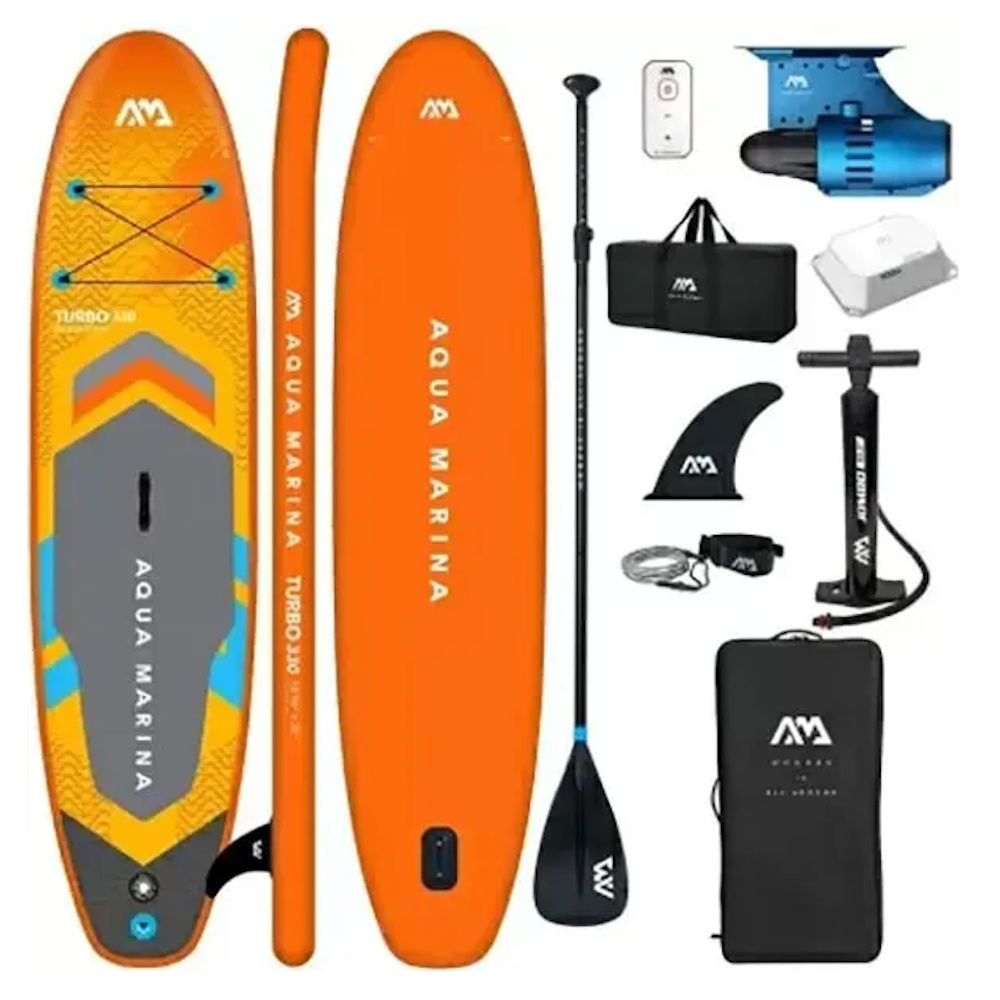 Aqua Marina AMgo Turbo με Blue Drive Power Fin Σανίδα SUP, 320cm