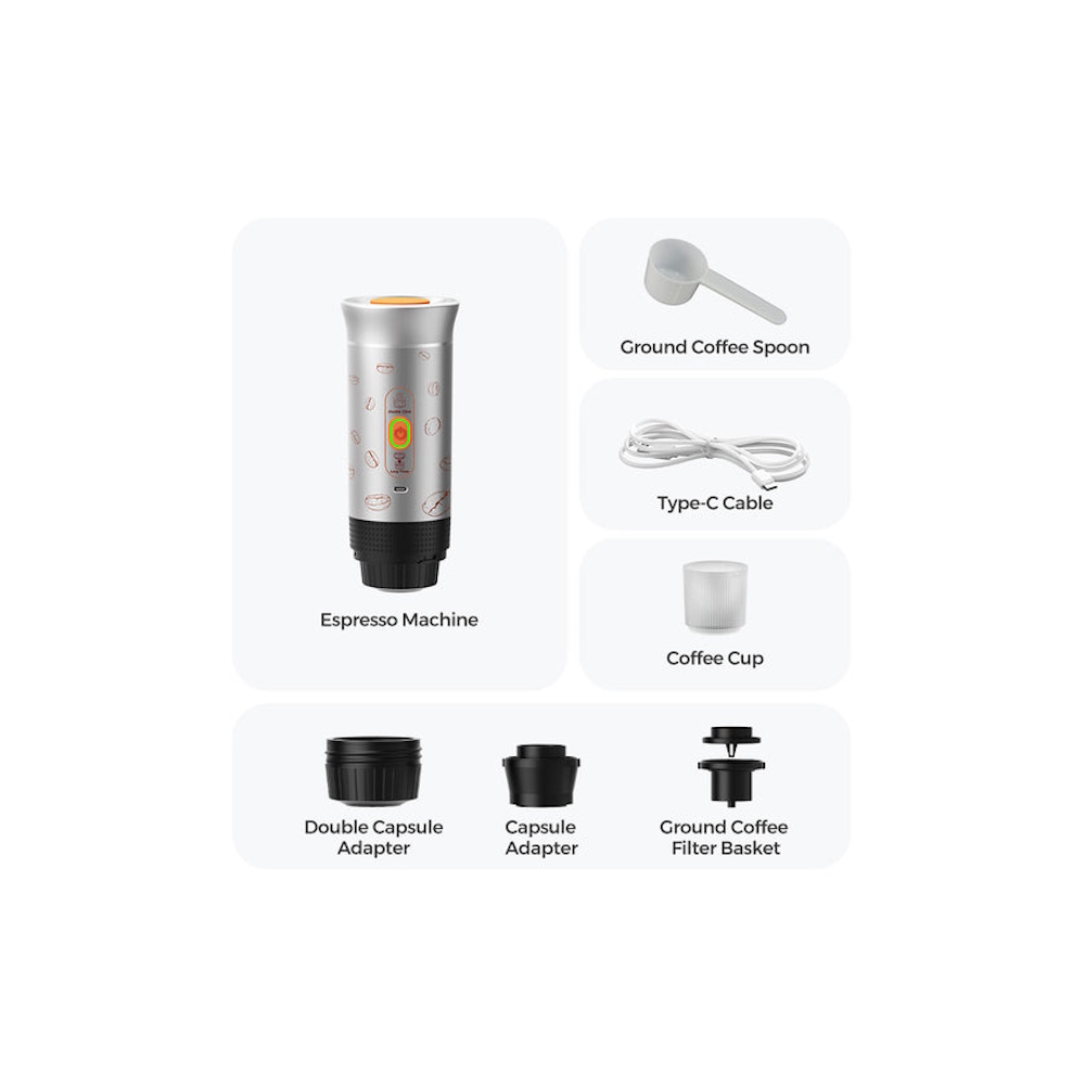 Aerogogo Portable Espresso Machine Φορητή Συσκευή Καφέ