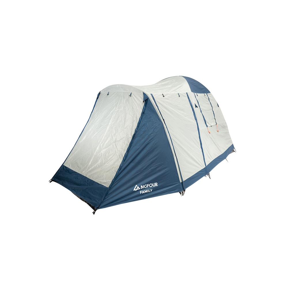 Bigfour Family Σκηνή Camping με Διπλό Πανί, 4 + 2 Ατόμων