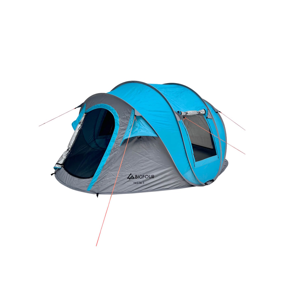 Bigfour Insta Αυτόματη Σκηνή Pop-Up, 3 Ατόμων