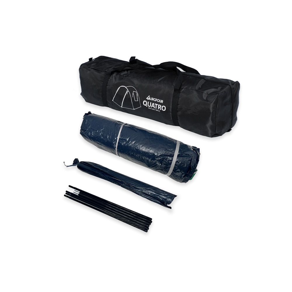 Bigfour Quatro Σκηνή Camping με Διπλό Πανί, 4 Ατόμων