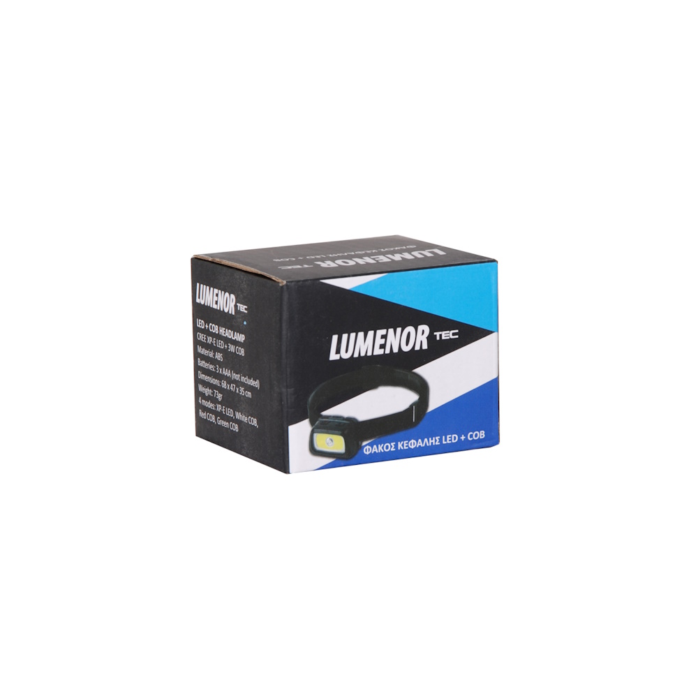 Lumenor Φακός Κεφαλής 3W COB & Cree XP-E LED