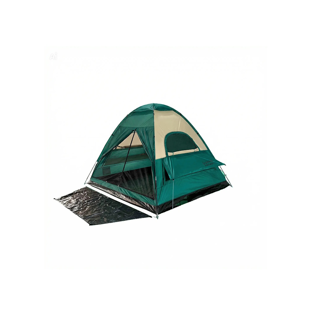 Panda Junior Breeze 4 Σκηνή Camping 4 Ατόμων, Σκούρο Πράσινο