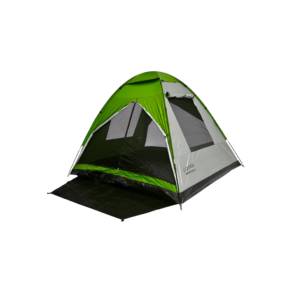 Panda Junior Plus III Σκηνή Camping Igloo 4 Ατόμων, Πράσινη