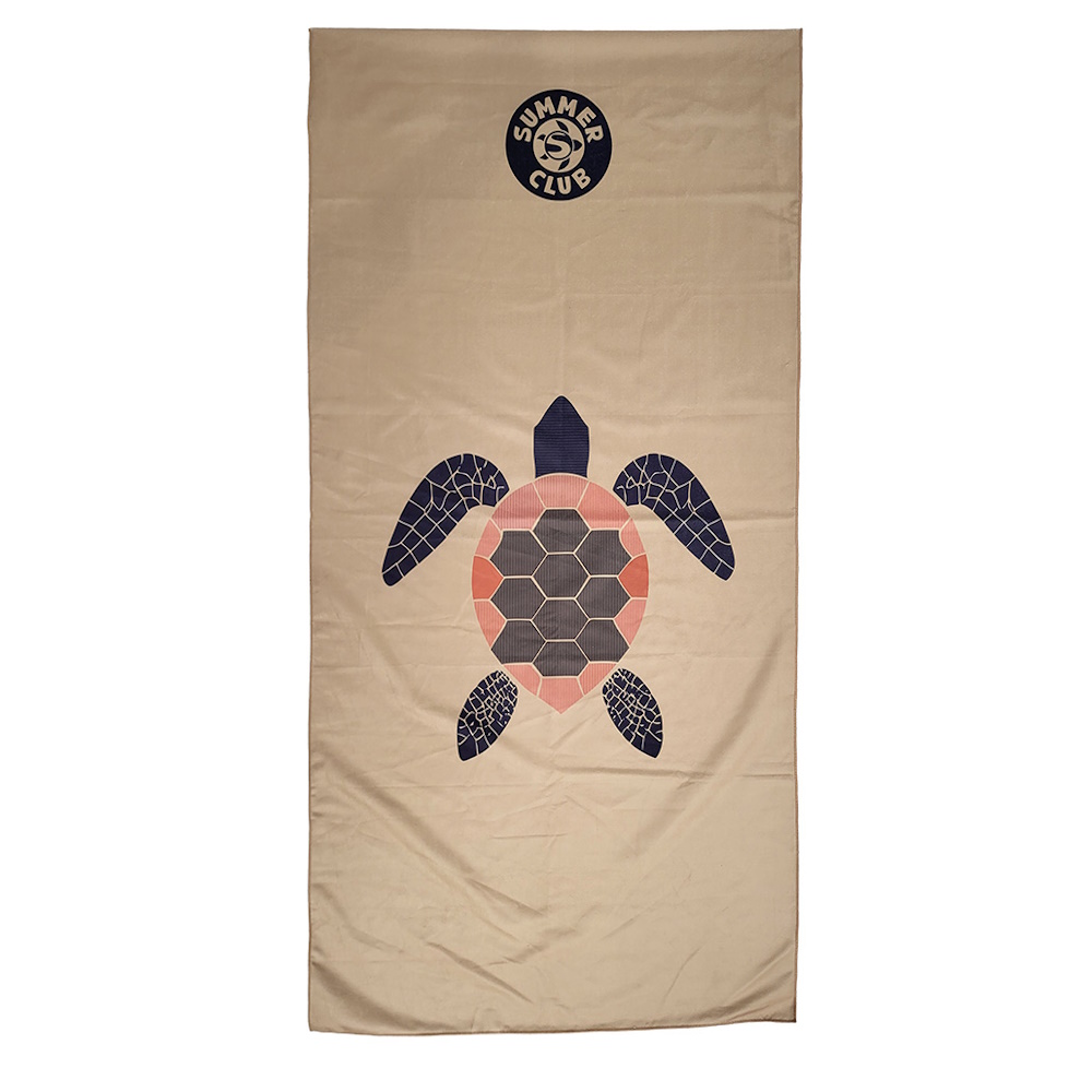 Πετσέτα Παραλίας Turtle Microfiber Suede, 180 x 90cm