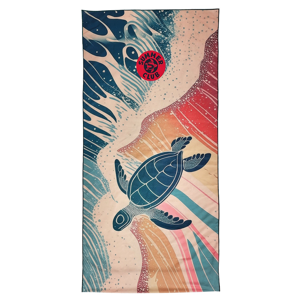 Πετσέτα Παραλίας Turtle Microfiber 180 x 90cm, Foam
