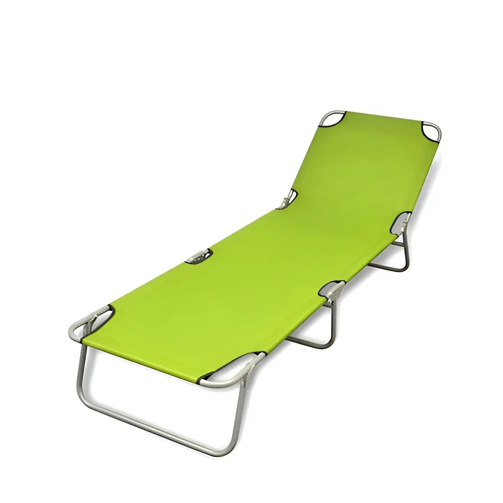 Unigreen Polycanvas Ξαπλώστρα Παραλίας Μεταλλική 